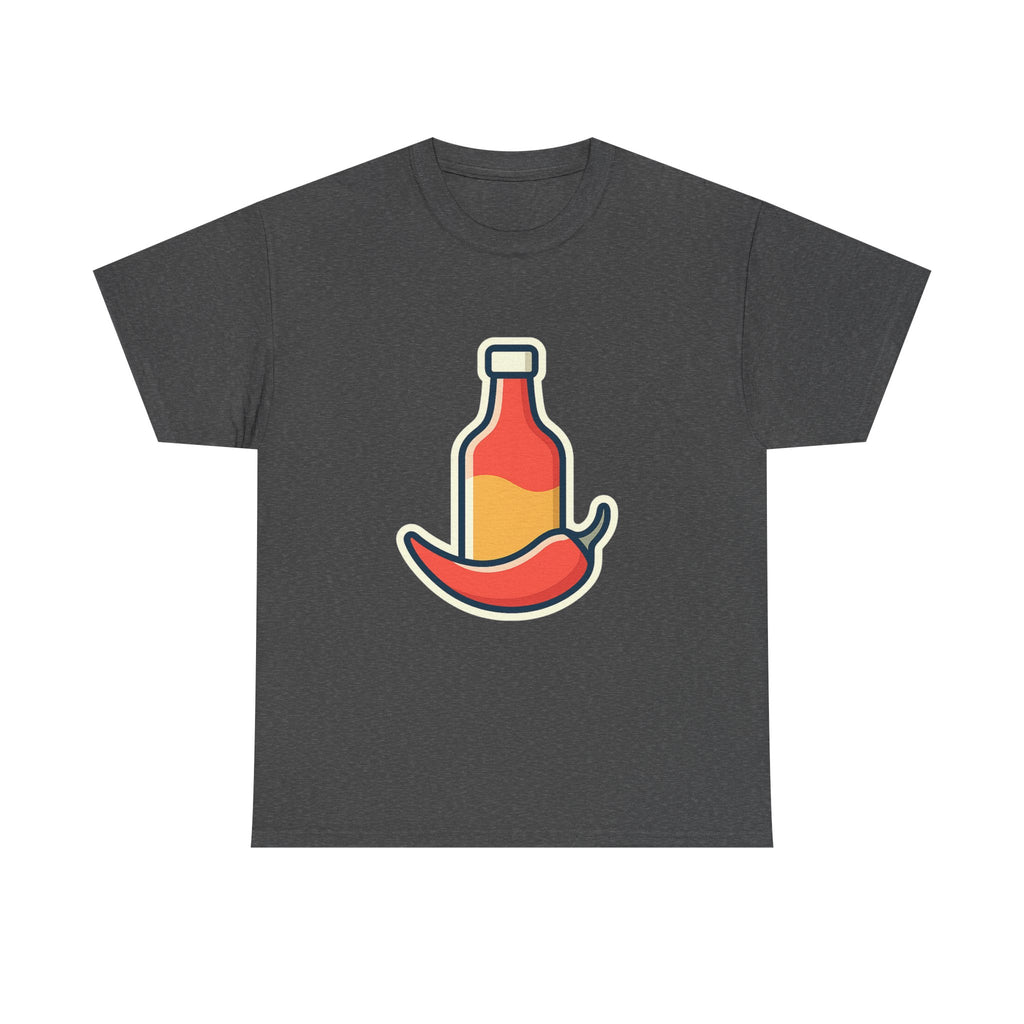 Hot Sauce & Chili Lover Unisex T-Shirt | Soft Cotton Tee for Spicy Food Fans