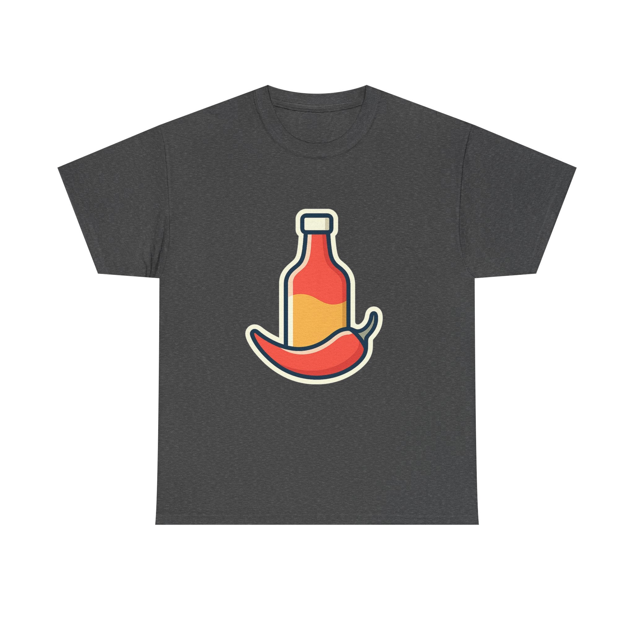 Hot Sauce & Chili Lover Unisex T-Shirt | Soft Cotton Tee for Spicy Food Fans