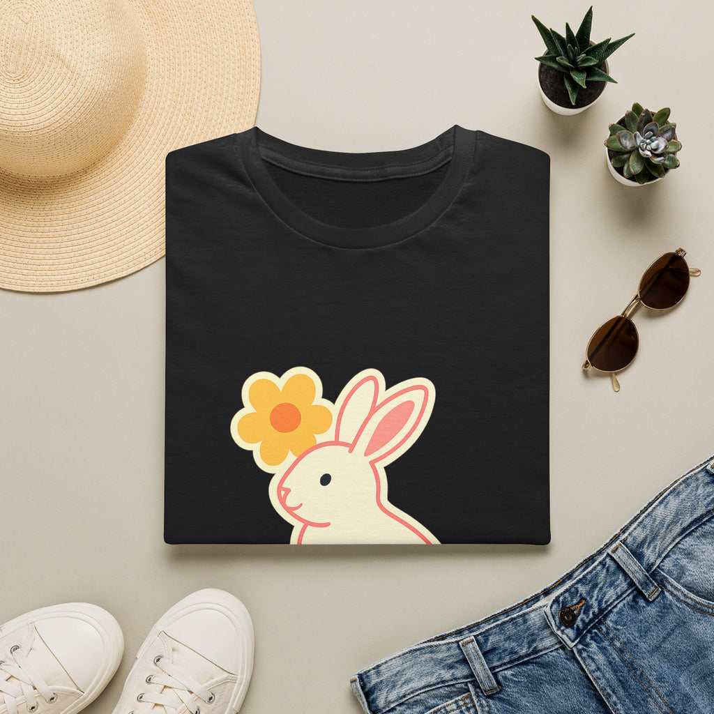 Easter Spring t-shirt with pastel bunny egg hunt design – gift for easter and spring lovers
