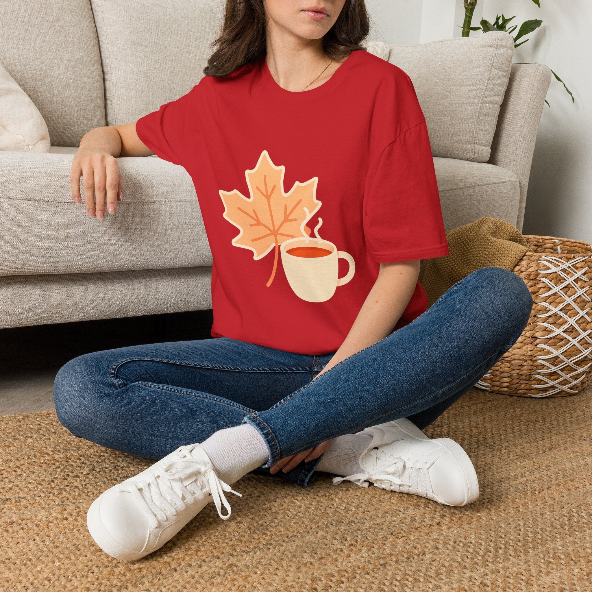 Autumn Fall Vibes Unisex T-Shirt - Cozy Seasonal Comfort Tee