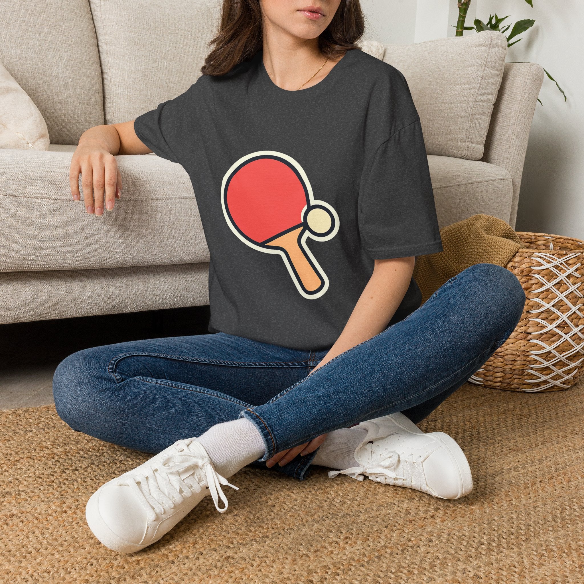 Ping Pong Table Tennis Unisex T-Shirt | Soft Comfortable Tee for Players