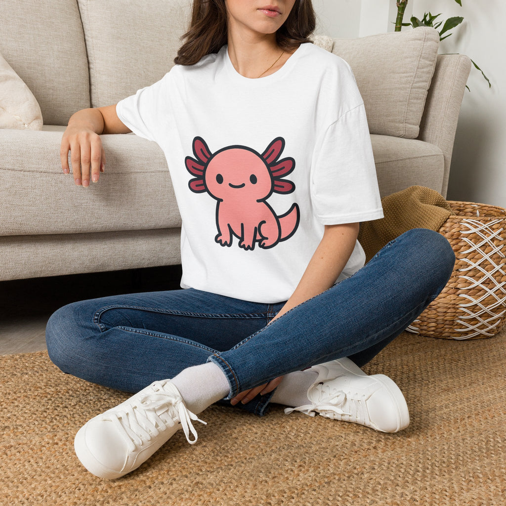 Cute Axolotl T-Shirt | Unisex Soft Tee for Aquatic Animal Lovers
