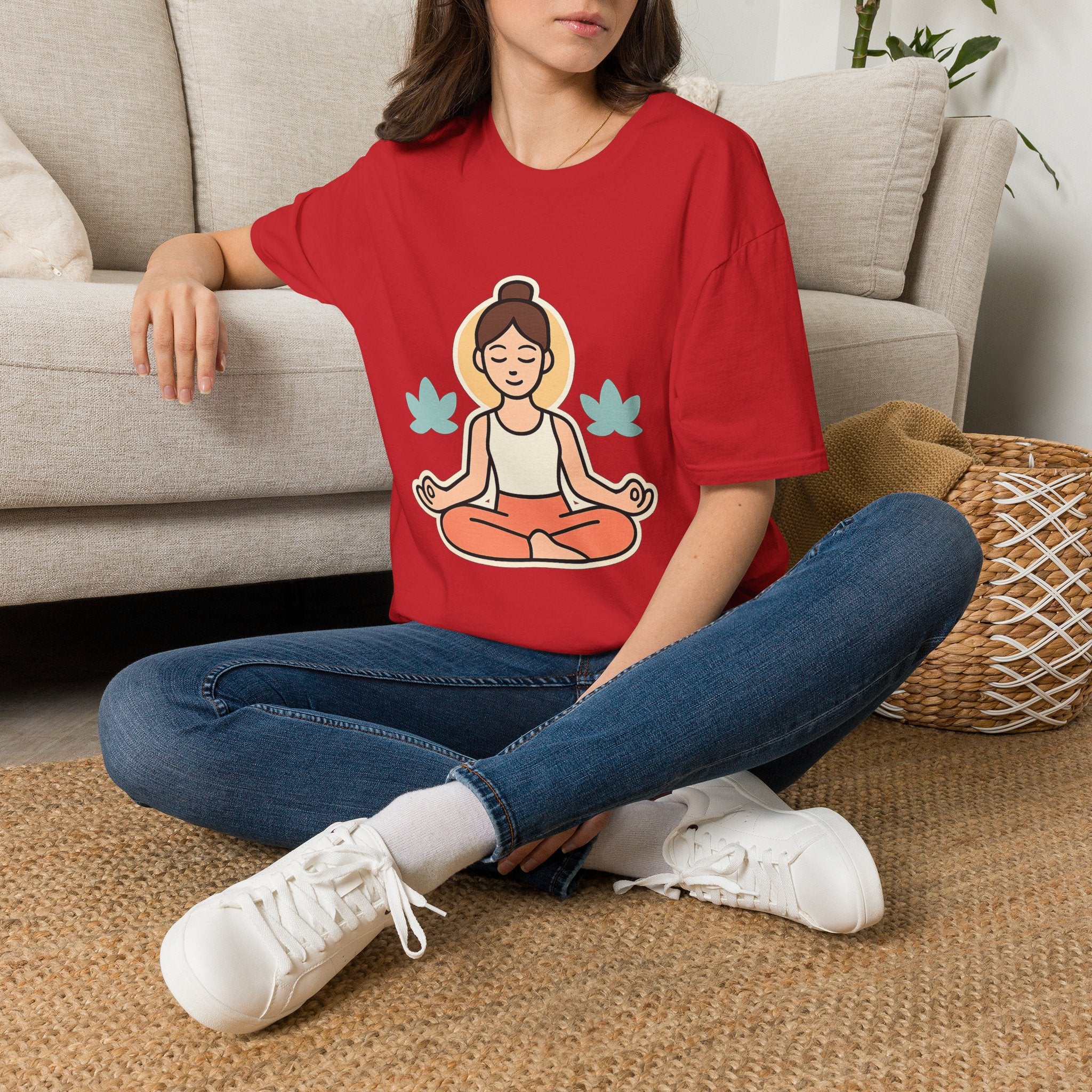 Retirement Gift for Coworker - Zen Yoga Unisex T-Shirt | Perfect Mindfulness Gift
