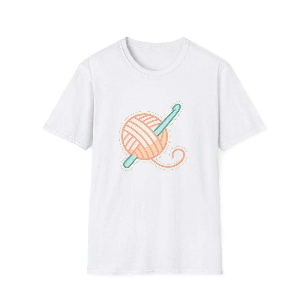 Crochet Addict Unisex T-Shirt | Soft Comfort Tee for Yarn Lovers
