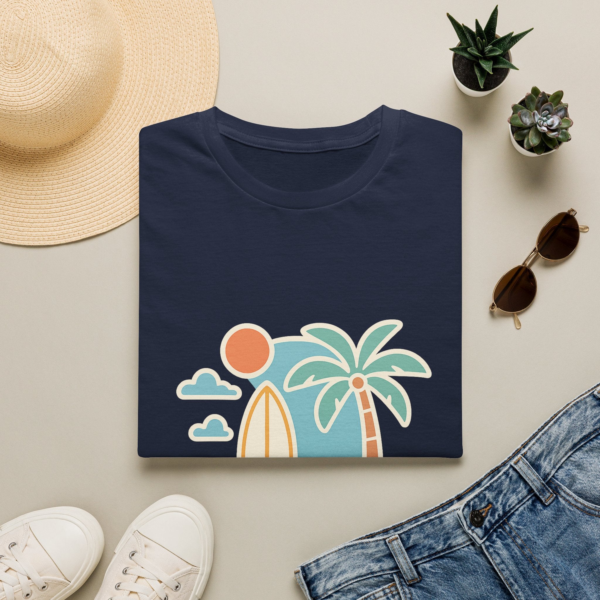 Vintage Beach Vibes Unisex T-Shirt | Soft Comfort Tee for Summer