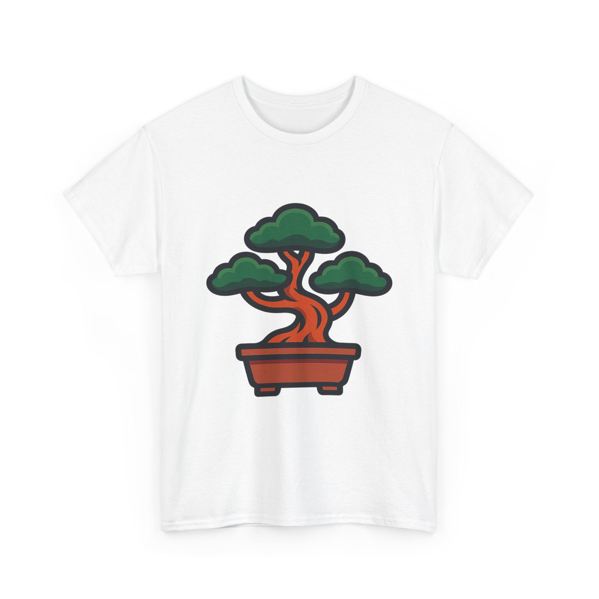 Bonsai Tree Unisex T-Shirt | Minimalist Art Tee for Nature Lovers