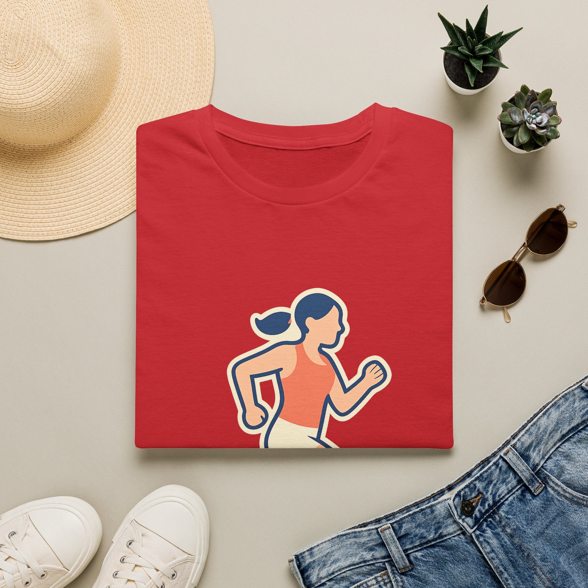 Marathon Runner t-shirt with Marathon runner retirement design – retirement gift for a wife