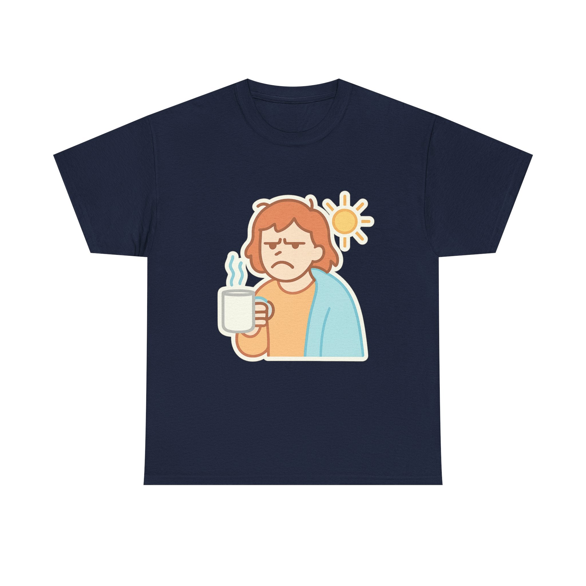 Grumpy Morning Person Unisex T-Shirt - Funny Coffee Lover Tee