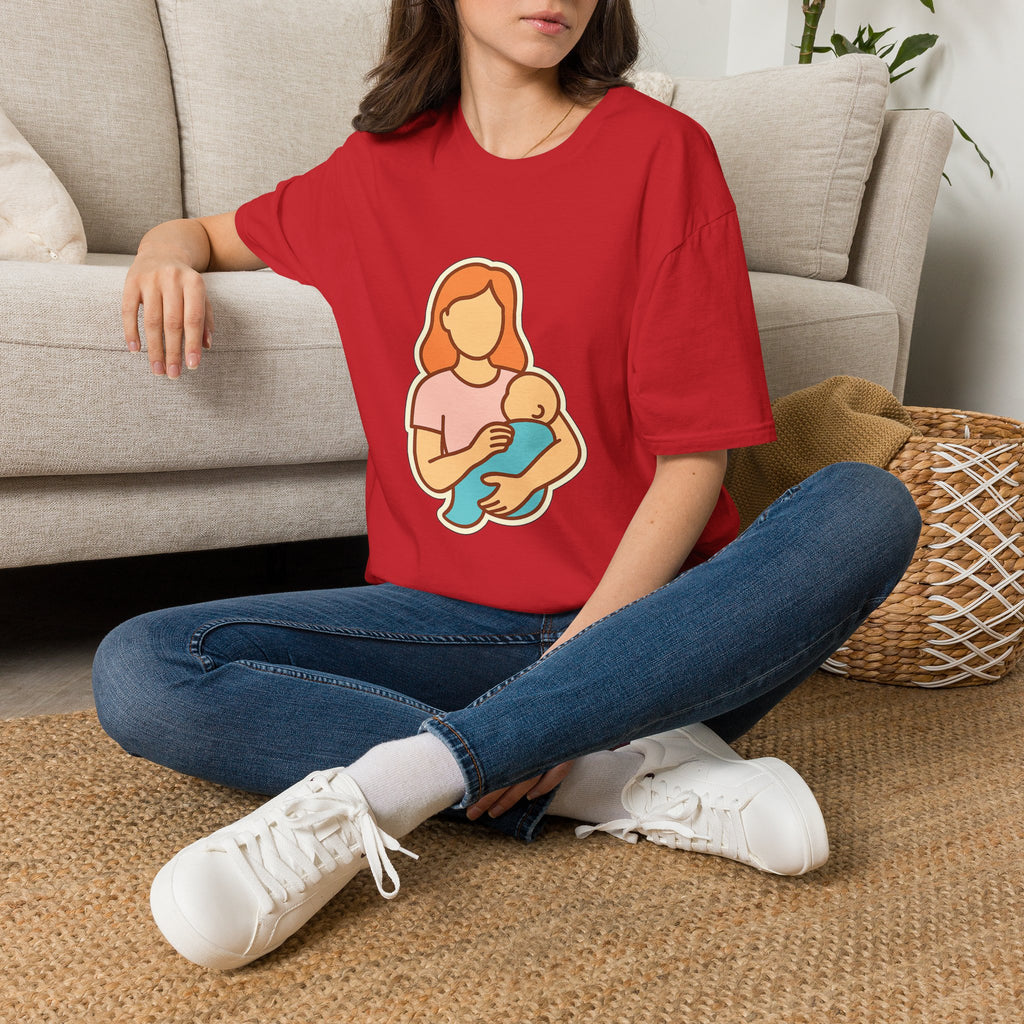 New Mom t-shirt with funny motherhood design – gift for new moms