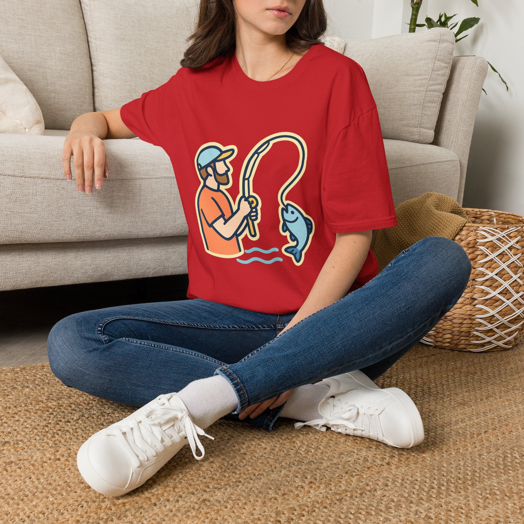 Fishing Life Unisex T-Shirt | Soft Comfort Tee for Anglers & Fishermen