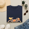 Bikepacking t-shirt in Navy – gift for cyclists