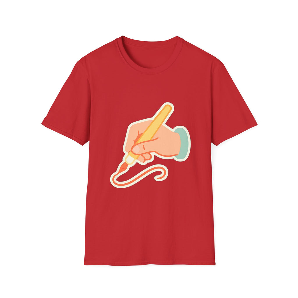 Hand Lettering Calligraphy Graphic T-Shirt
