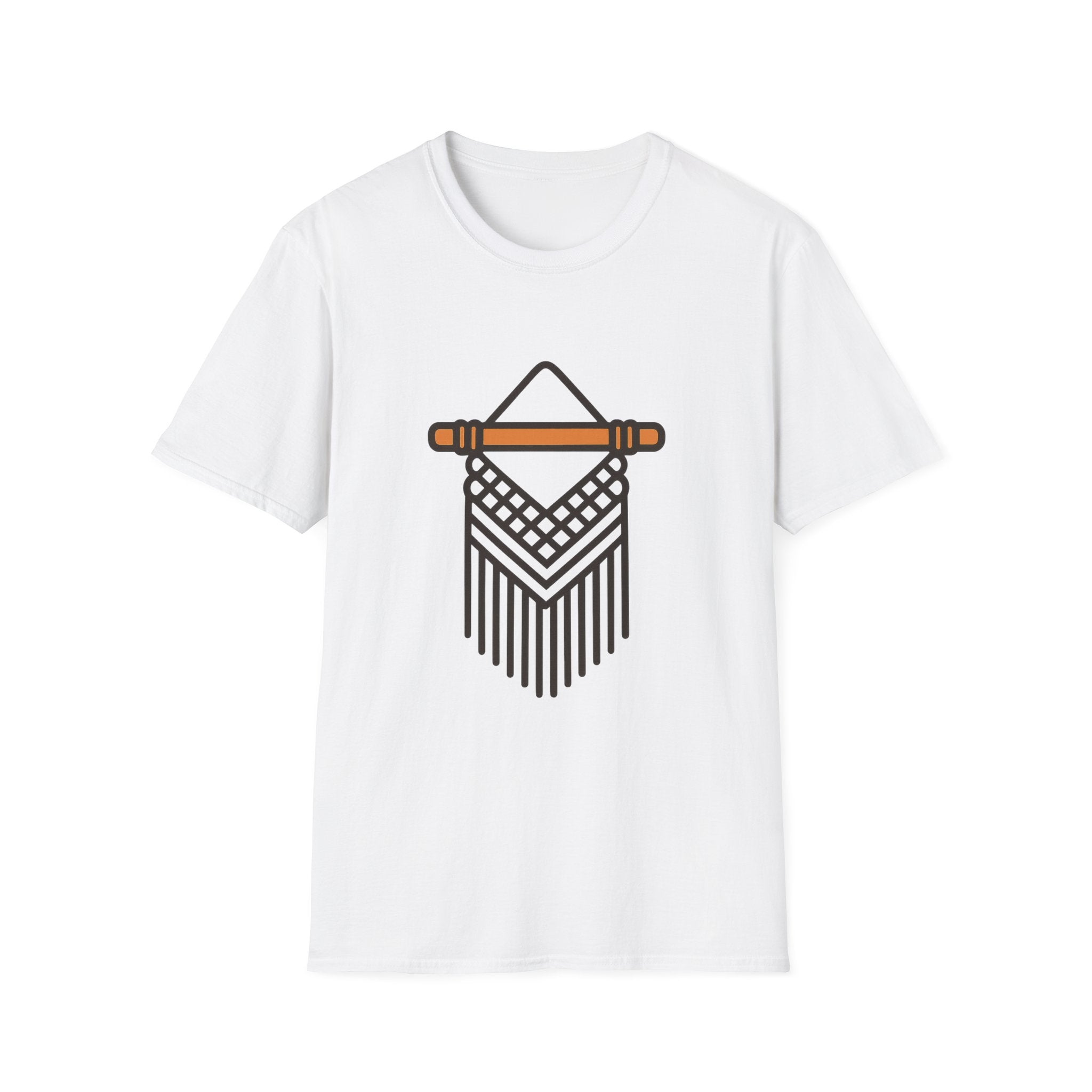 Macrame Unisex T-Shirt | Boho Art Print Tee for Men & Women