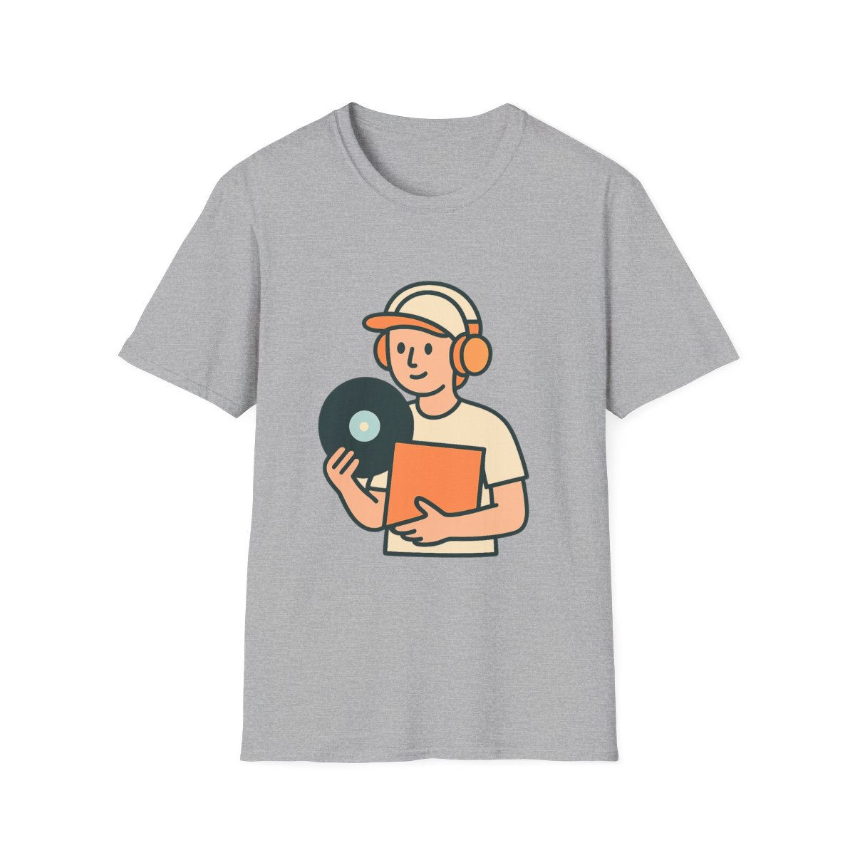 Vintage Vinyl Record Collector Unisex T-Shirt | Music Lover Tee