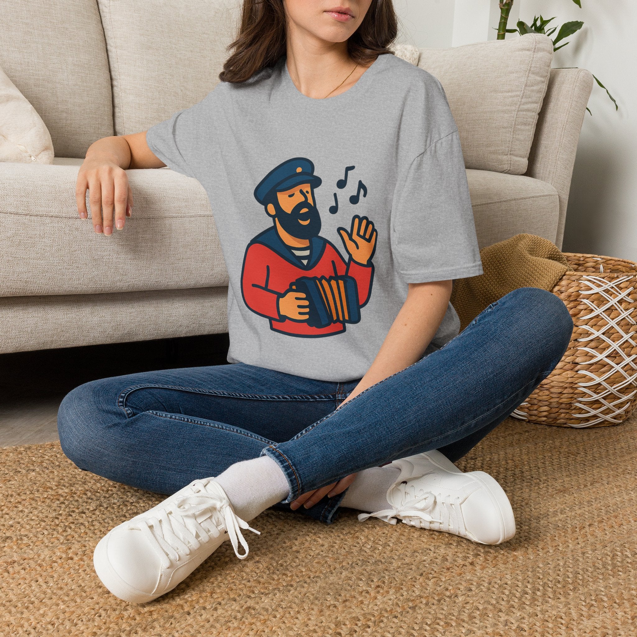 Sea Shanty Singing Graphic T-Shirt