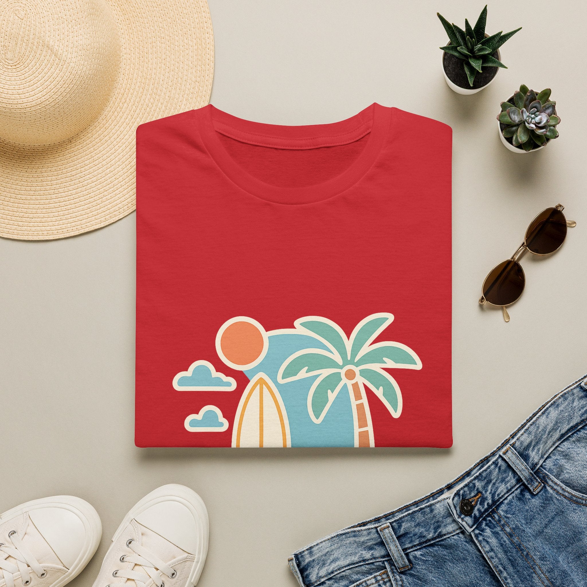 Vintage Beach Vibes Unisex T-Shirt | Soft Comfort Tee for Summer