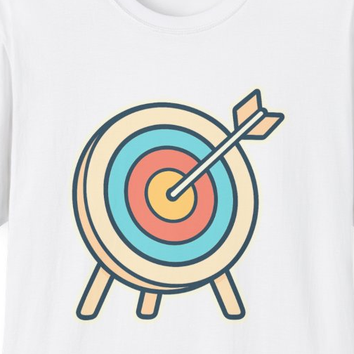 Archery Target Unisex T-Shirt | Comfortable Tee for Archers & Sports Fans