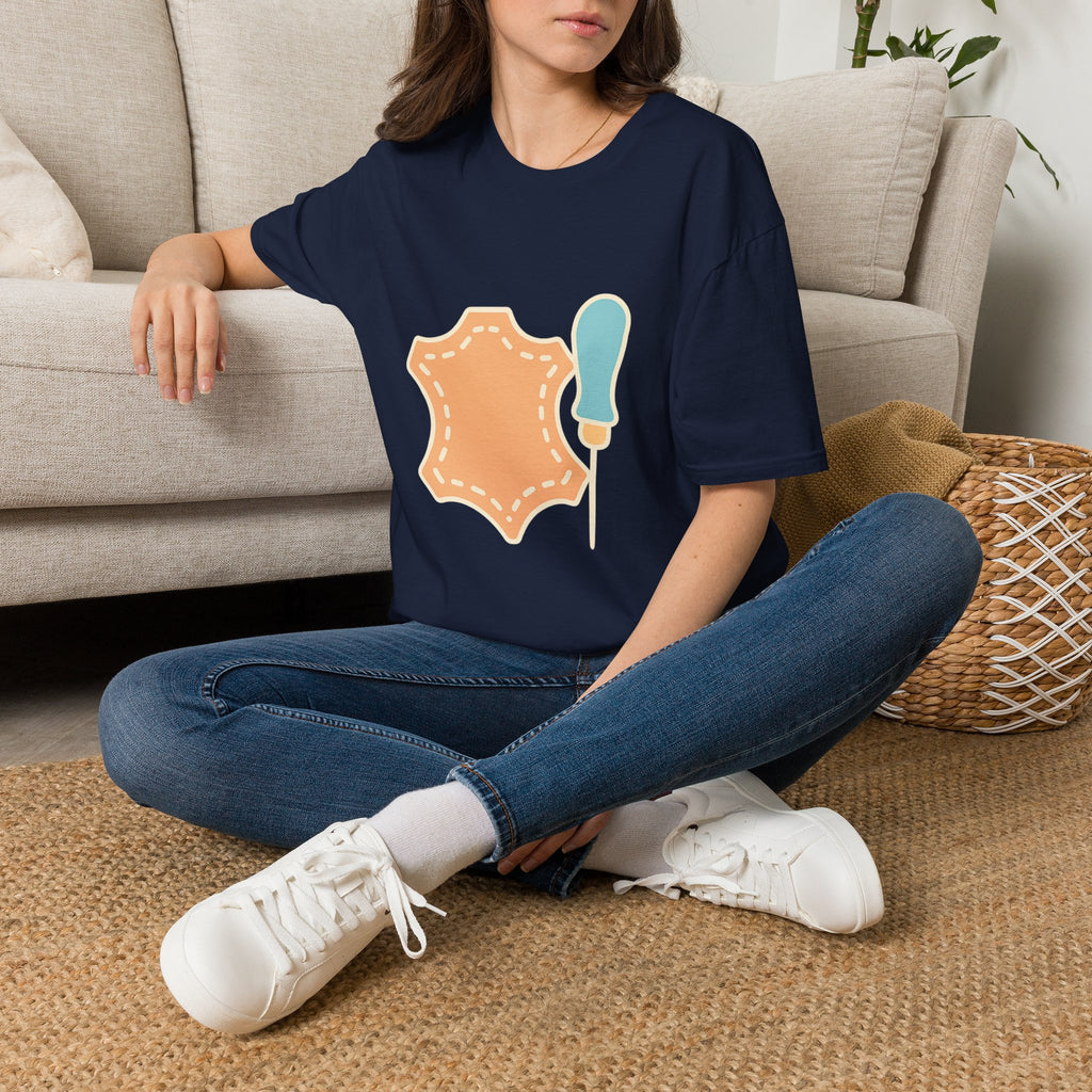 Leathercraft Gift T-Shirt — Just Because Gift for Best Friend