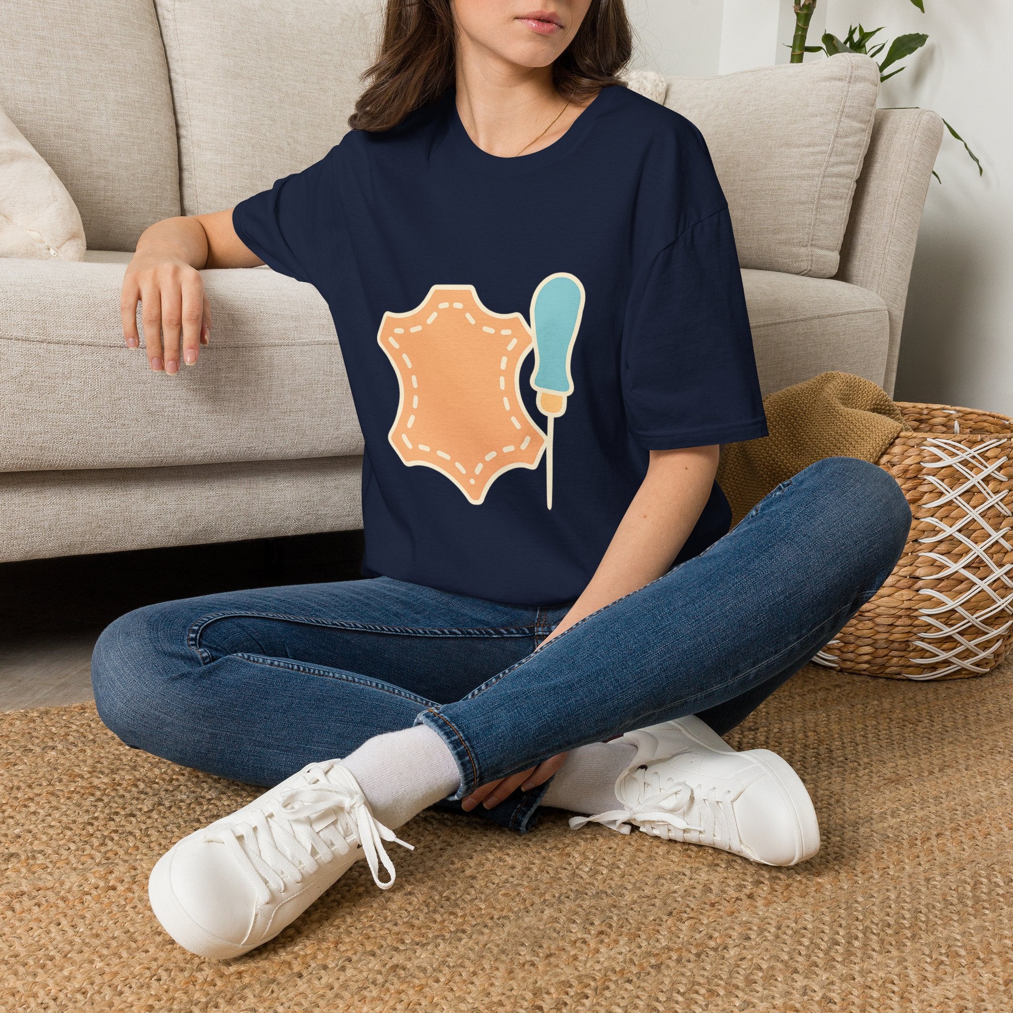 Leathercraft Gift T-Shirt — Just Because Gift for Best Friend