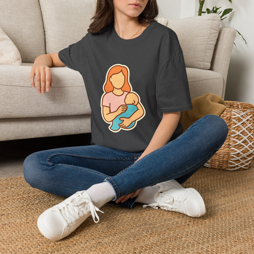 New Mom t-shirt with funny motherhood design – gift for new moms
