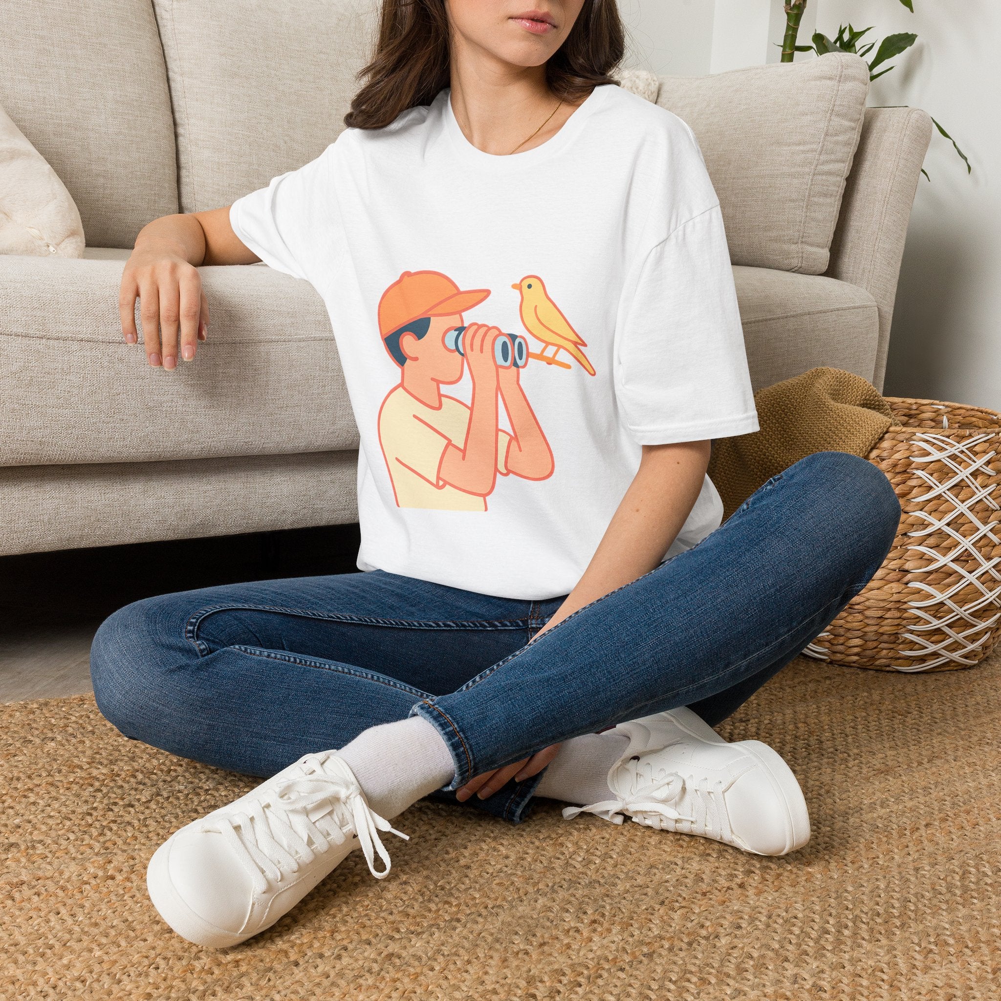 Birdwatching T-Shirt | Birder Gift | Unisex Comfort Tee for Bird Enthusiasts