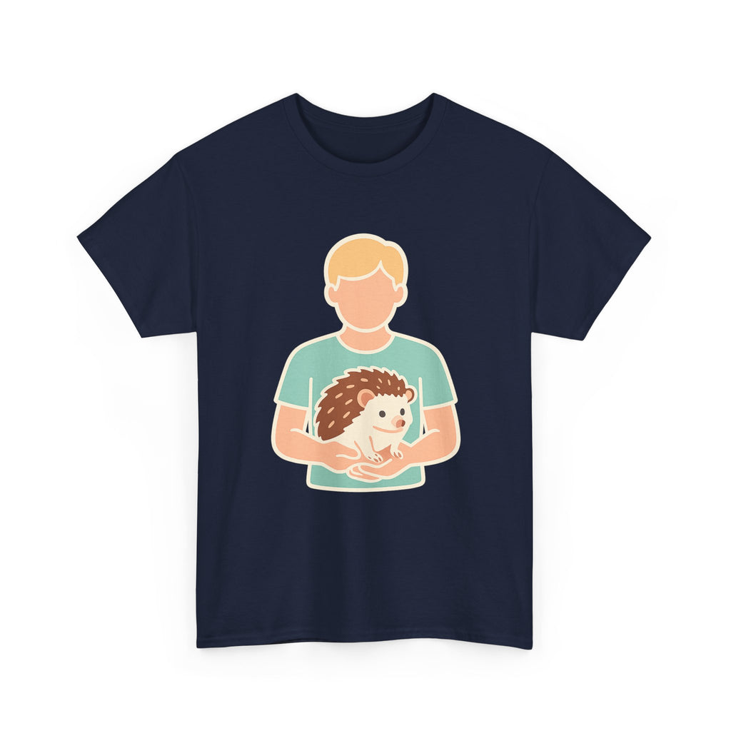 Adorable Hedgehog Owner Unisex T-Shirt - Soft Cotton Tee for Pet Lovers