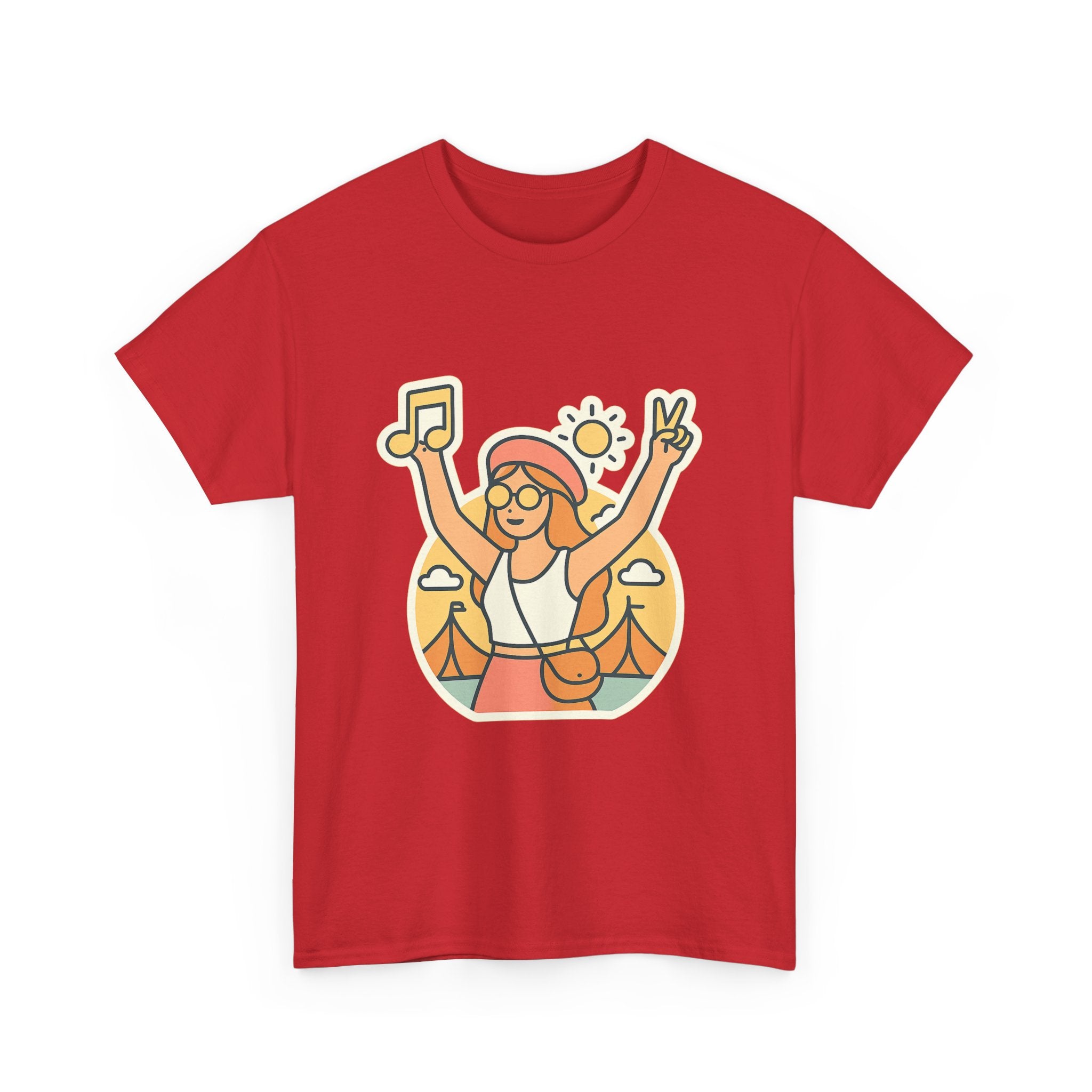 Music Festival Unisex T-Shirt - Perfect Anniversary Gift for Girlfriend