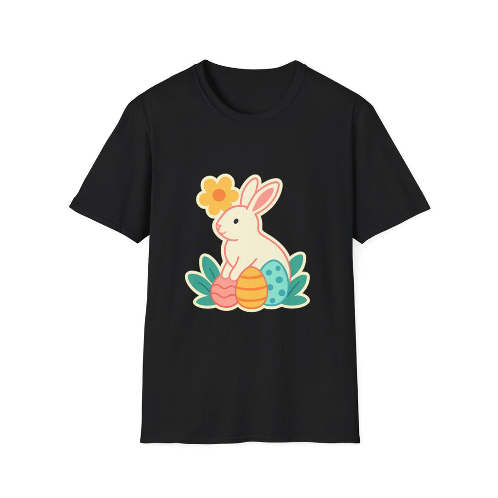 Easter Spring t-shirt with pastel bunny egg hunt design – gift for easter and spring lovers