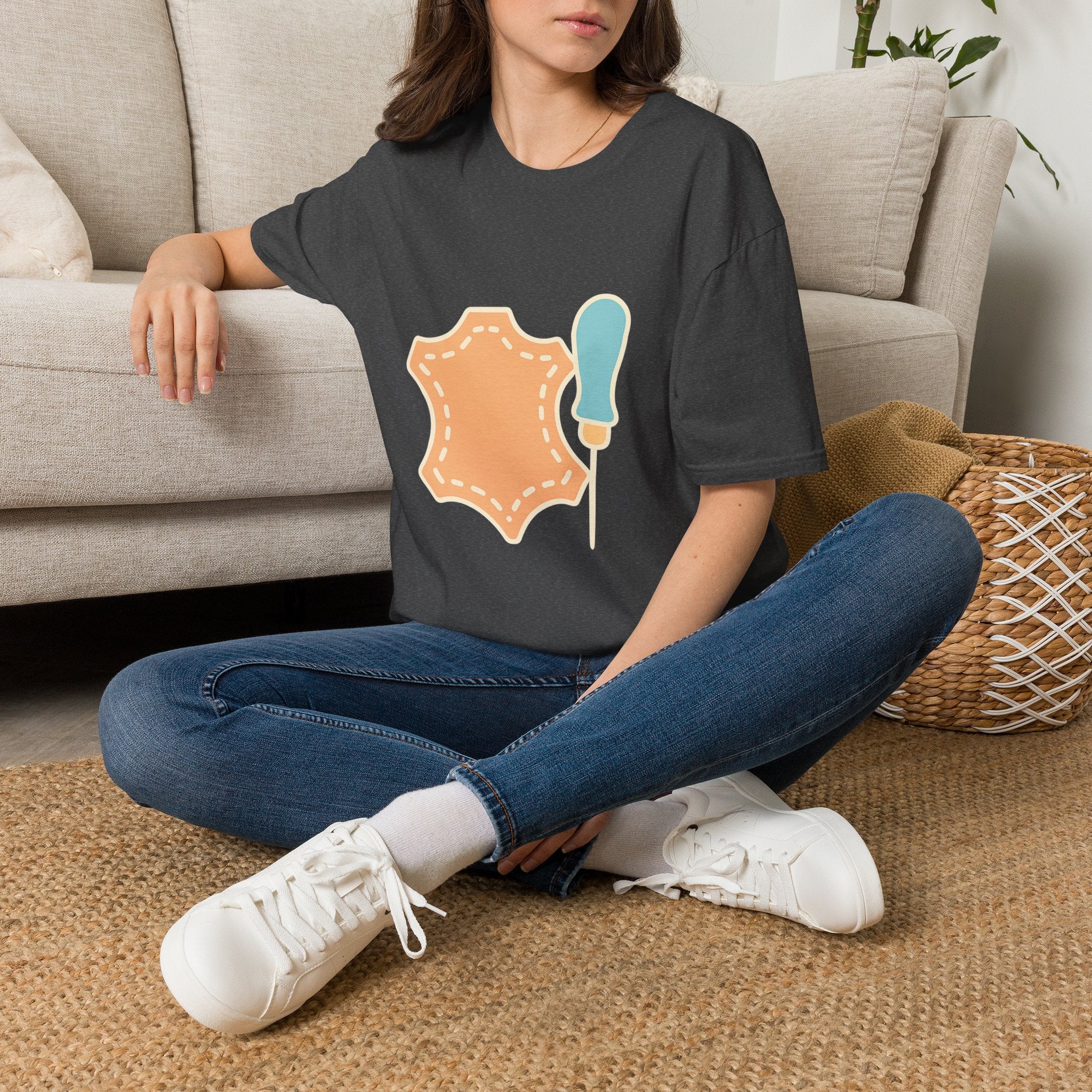 Leathercraft Gift T-Shirt — Just Because Gift for Best Friend