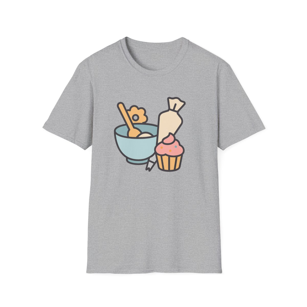 Baking Sweets Unisex T-Shirt | Comfortable Cotton Tee for Bakers & Pastry Lovers