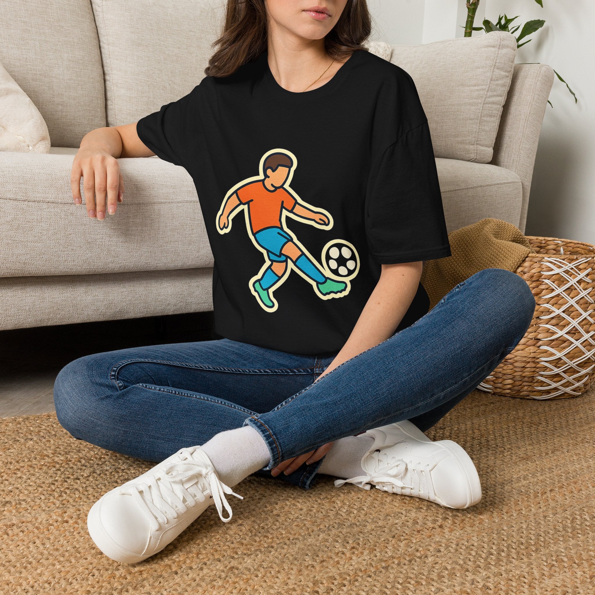 Premium Unisex Soccer Football T-Shirt | Soft Comfortable Tee for Fans