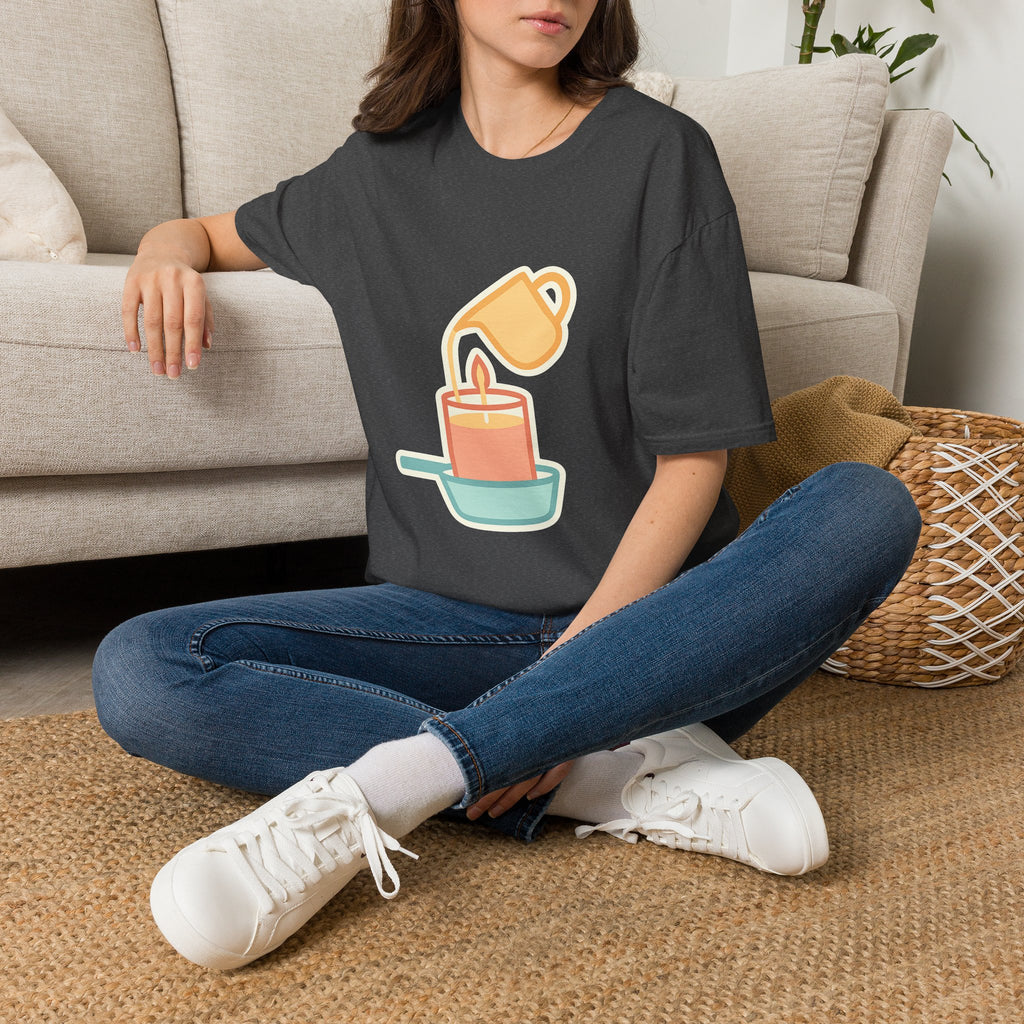 Soft candle making t-shirt – for craft lovers