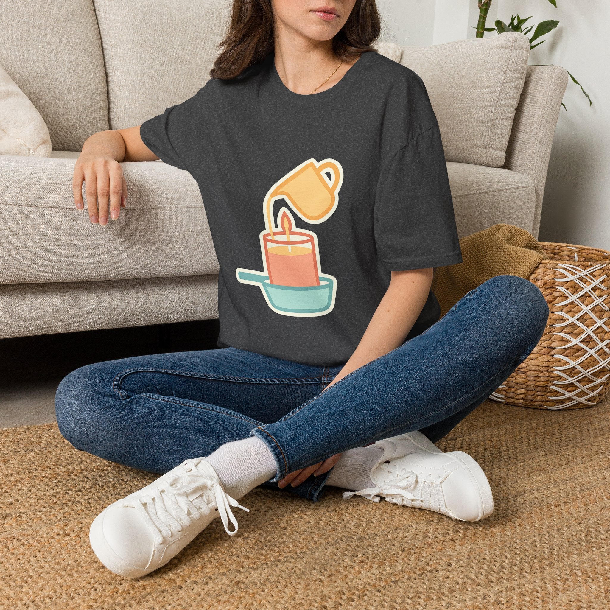 Soft candle making t-shirt – for craft lovers