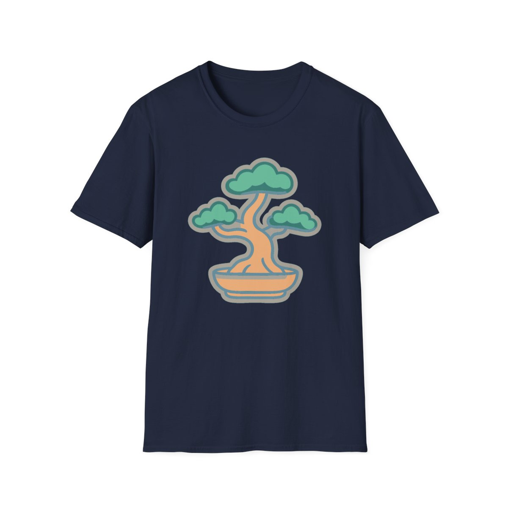 Bonsai Tree Unisex T-Shirt | Minimalist Art Tee for Nature Lovers