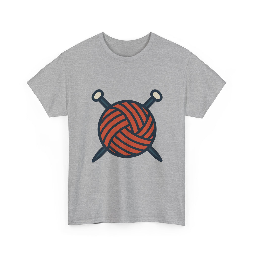 Premium Knitting Yarn Unisex T-Shirt - Soft Cotton Tee for Craft Lovers