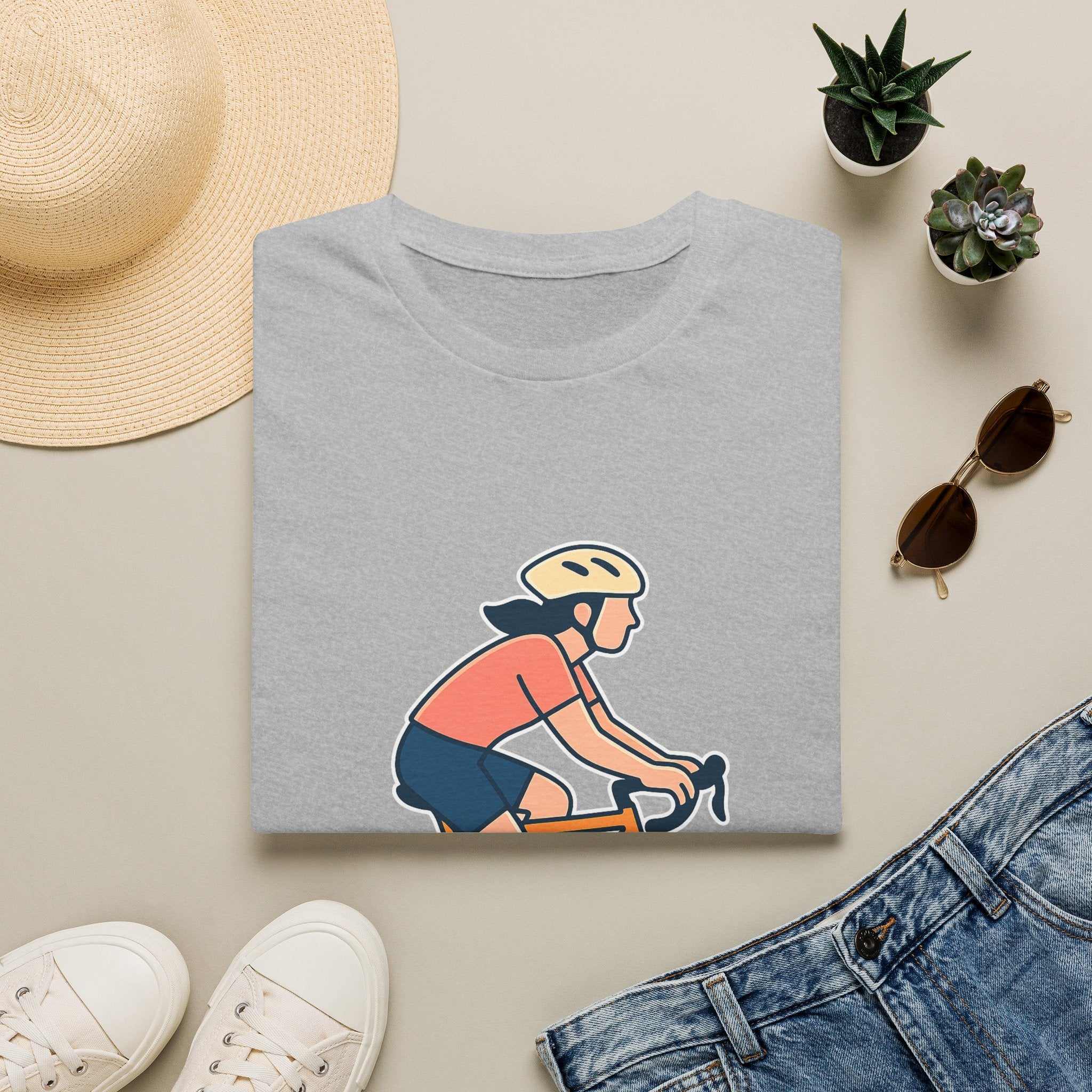 Cycling Life Unisex T-Shirt | Comfortable Eco-Friendly Tee for Bike Lovers
