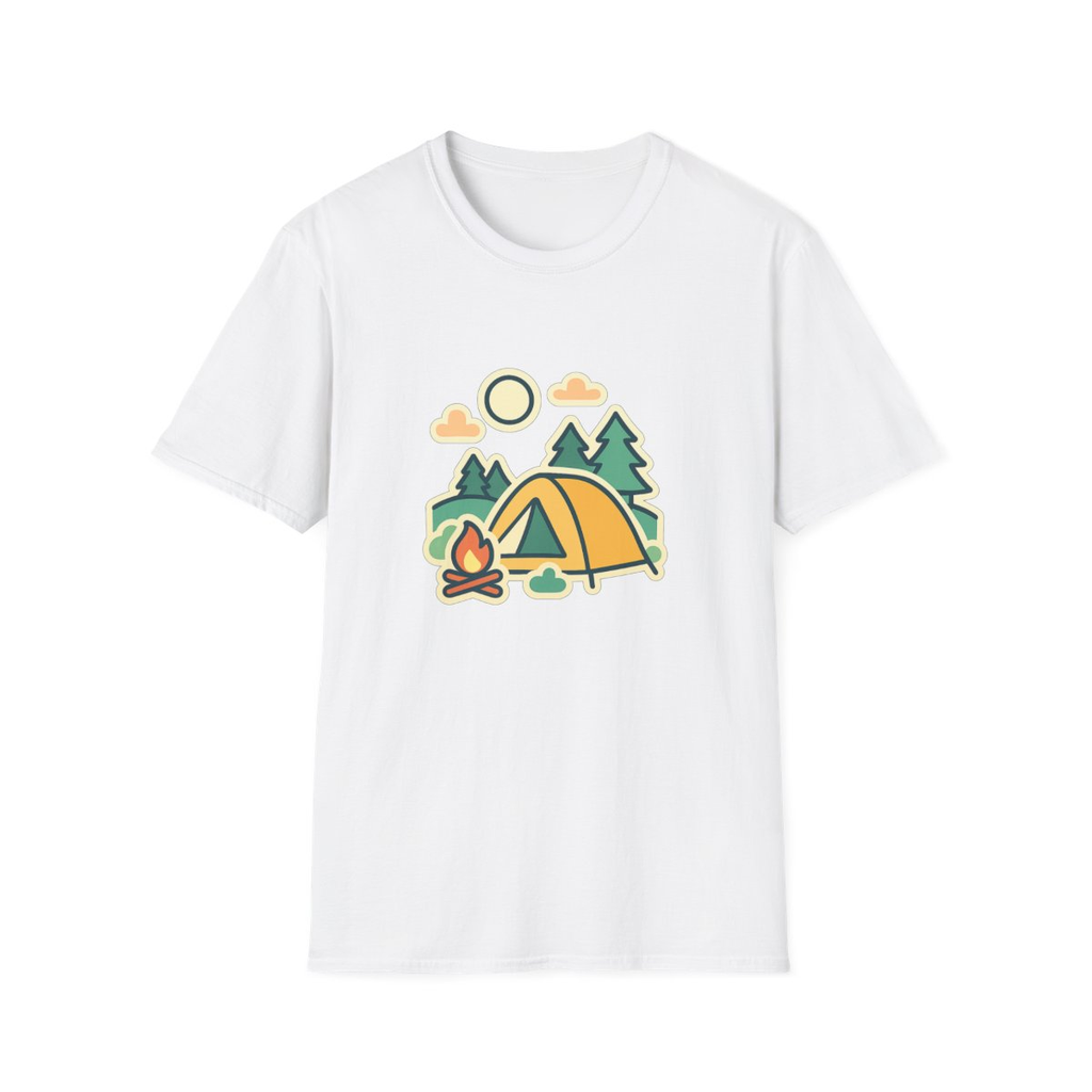 Camping Outdoors Adventure Unisex T-Shirt - Soft Comfortable Tee