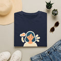 Meditation t-shirt in Navy – gift for peace seekers