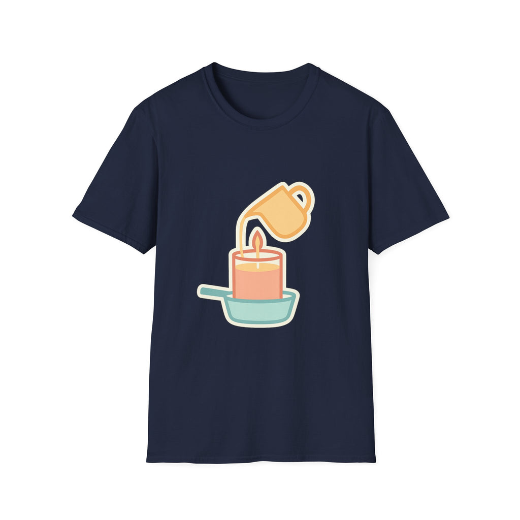 Cosy candle making t-shirt – for craft lovers