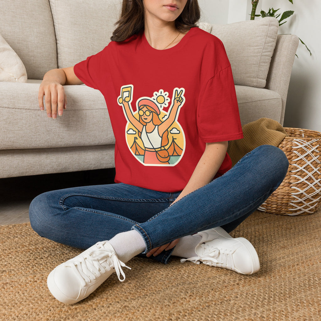 Music Festival Unisex T-Shirt - Perfect Anniversary Gift for Girlfriend
