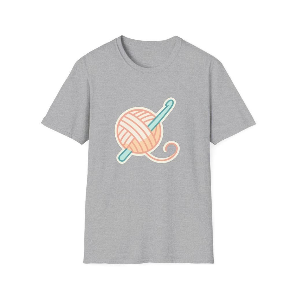 Crochet Addict Unisex T-Shirt | Soft Comfort Tee for Yarn Lovers