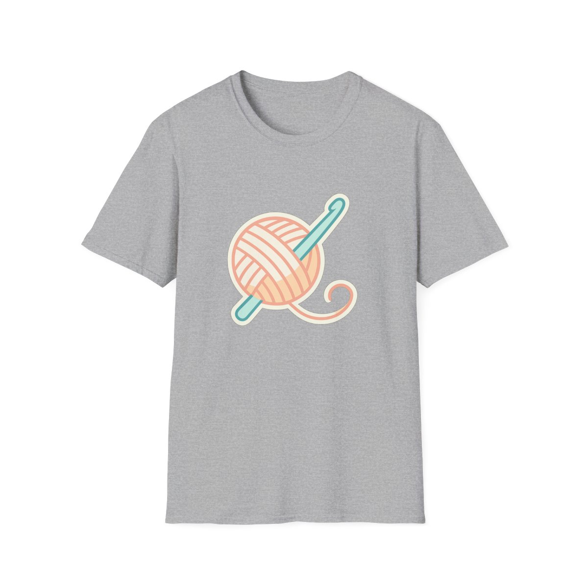 Crochet Addict Unisex T-Shirt | Soft Comfort Tee for Yarn Lovers