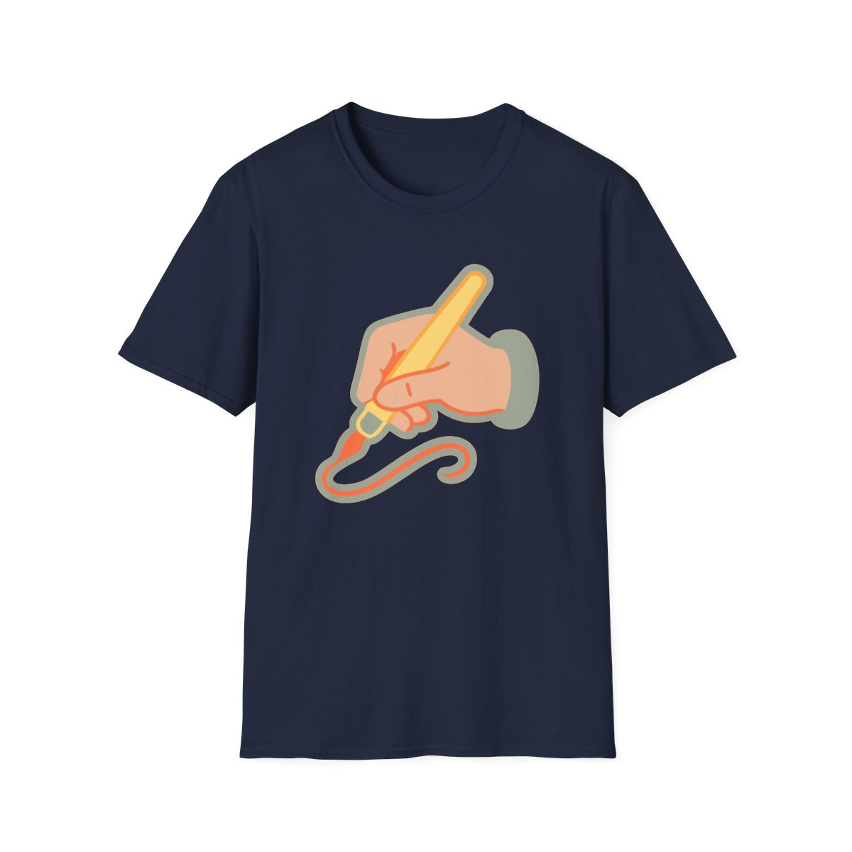 Hand Lettering Calligraphy Graphic T-Shirt