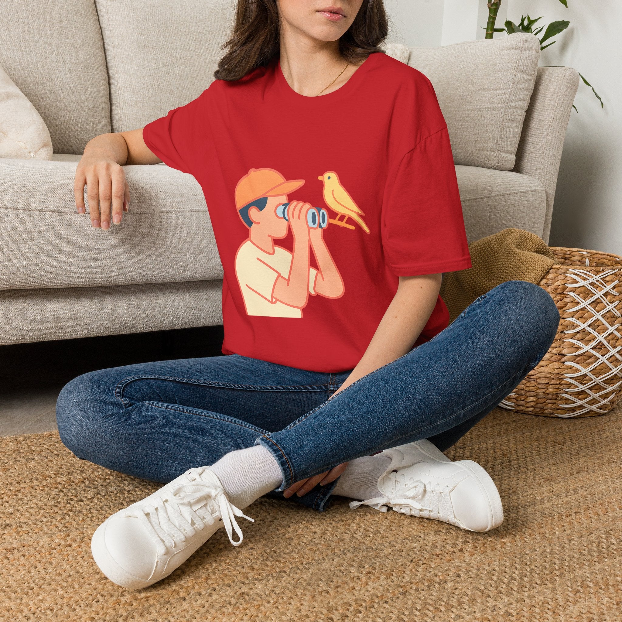 Birdwatching T-Shirt | Birder Gift | Unisex Comfort Tee for Bird Enthusiasts
