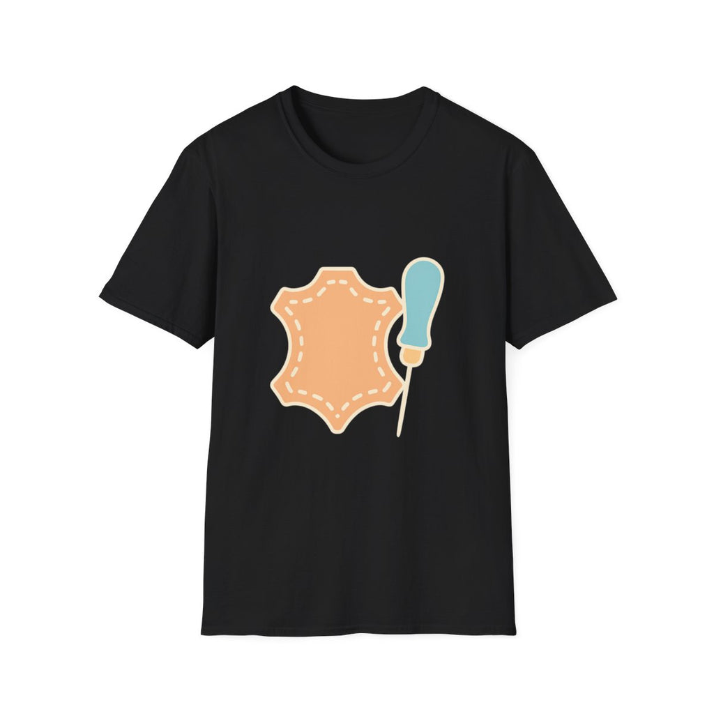 Leathercraft t-shirt with leathercraft design – just because gift for a best friend