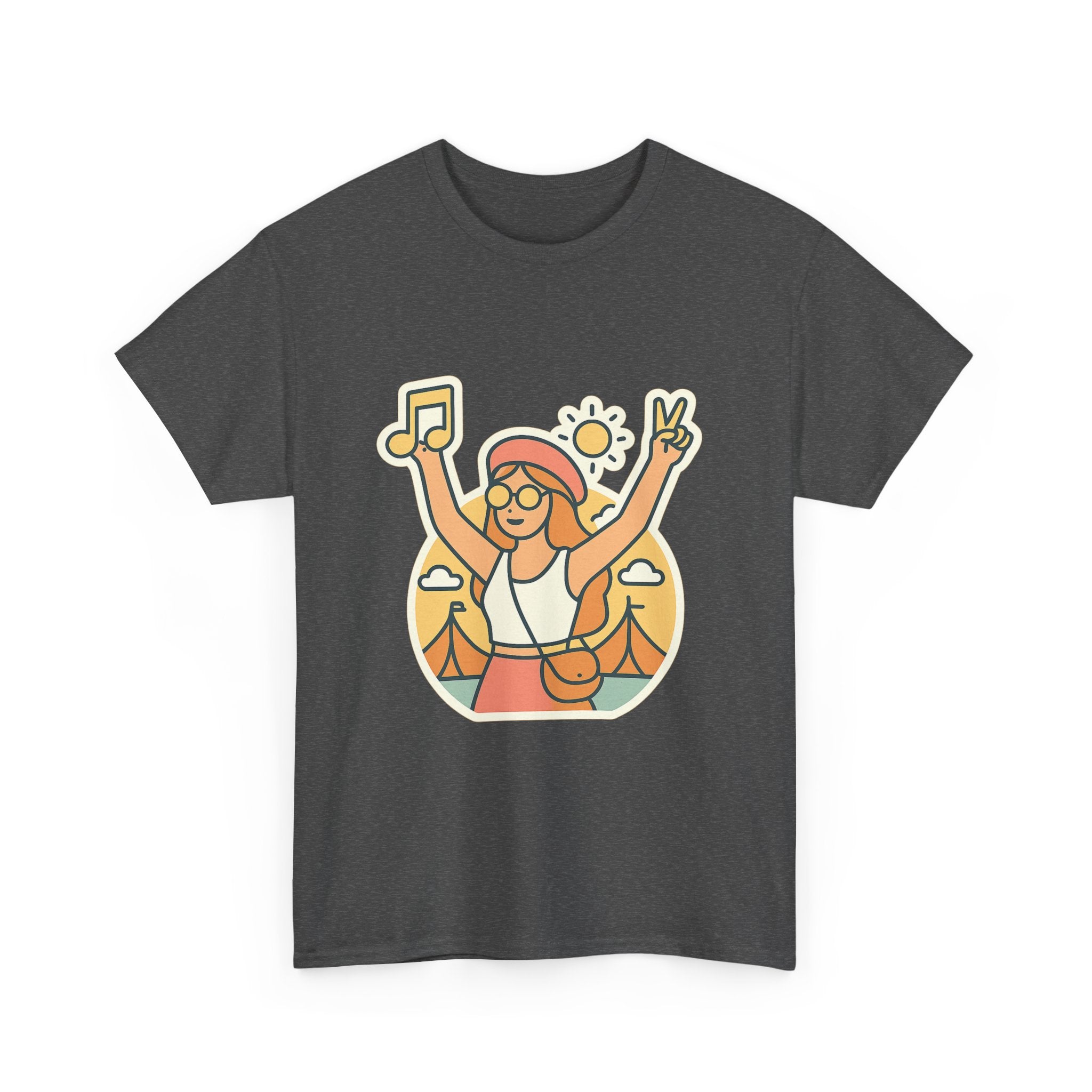 Music Festival Unisex T-Shirt - Perfect Anniversary Gift for Girlfriend