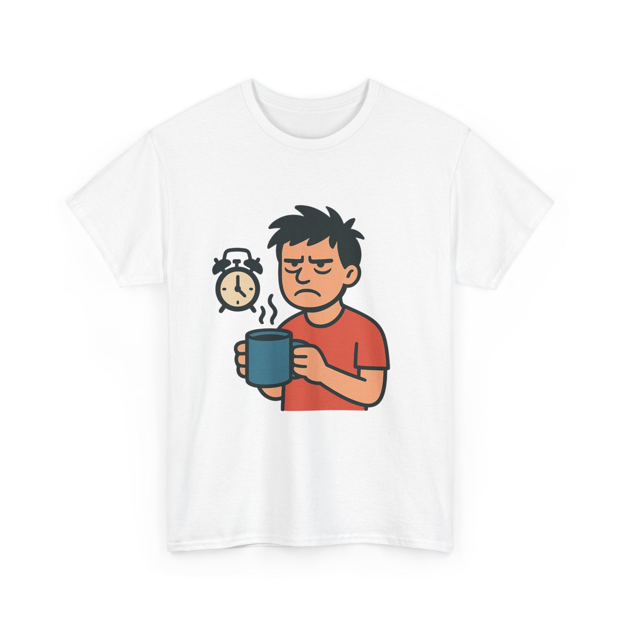 Grumpy Morning Person Unisex T-Shirt - Funny Coffee Lover Tee