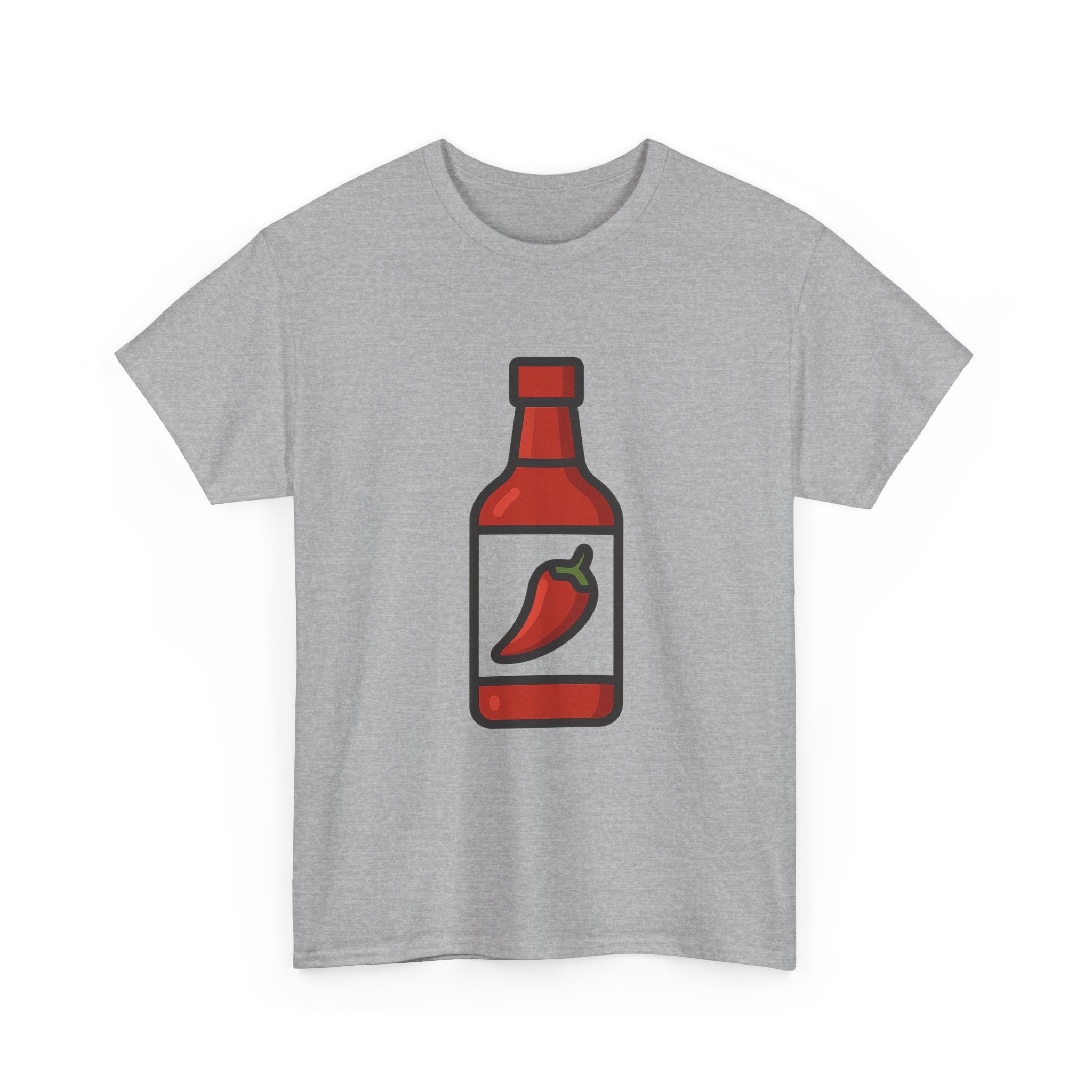 Hot Sauce & Chili Lover Unisex T-Shirt | Soft Cotton Tee for Spicy Food Fans