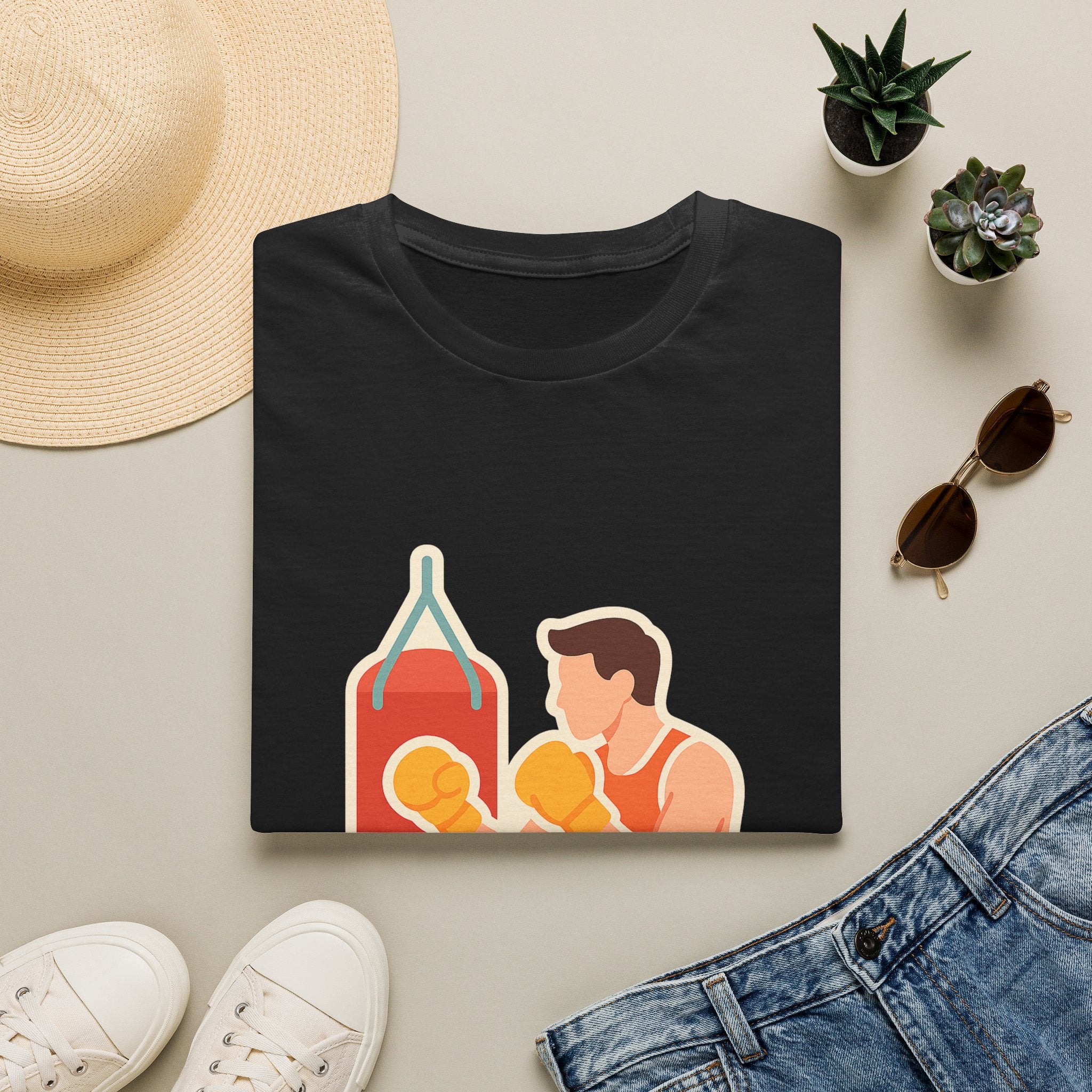 Premium Boxing Gym Unisex T-Shirt | Soft Comfortable Tee for Fight Fans