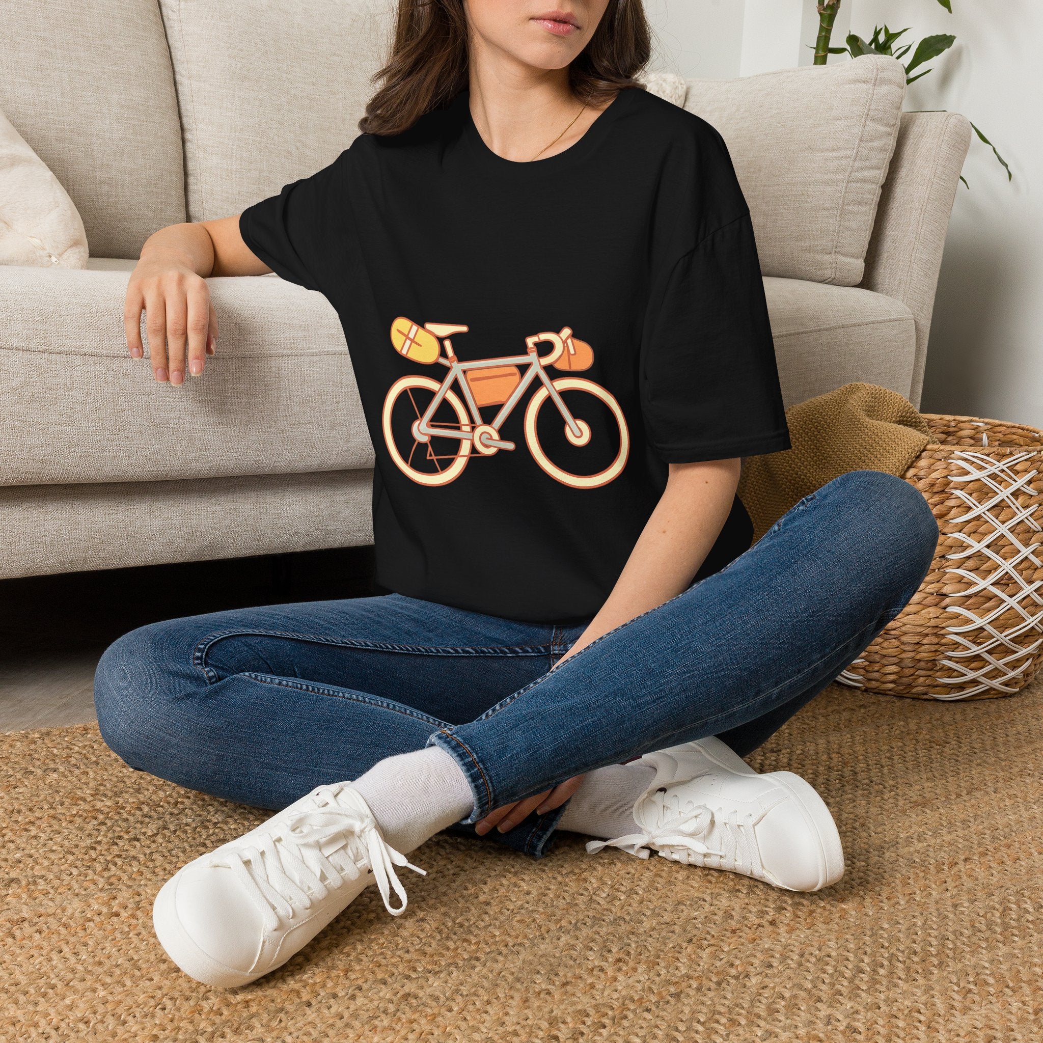 Cool bikepacking t-shirt – gift for cyclists